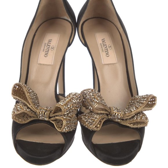 VALENTINO Satin  Pumps - Picture 3 of 4